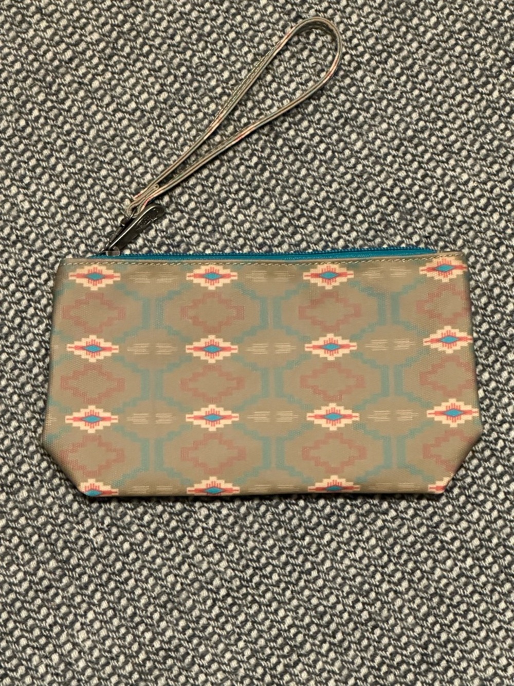 Justin Boots Wristlet Clutch w/ Southwestern Print